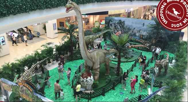 dinosaur exhibit freehold raceway mall